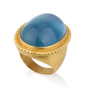 Giza oval statement ring