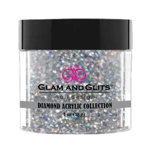GLAM AND GLITS / Acrylic Powder - Platinum 1oz.