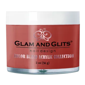Glam And Glits - Color Blend Acrylic Powder - BL3086 Wine And Dine 2oz