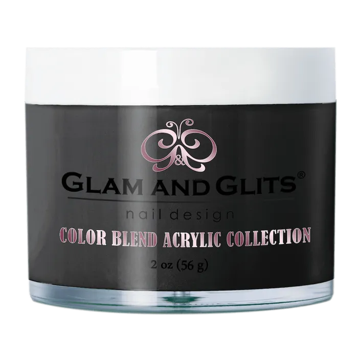 Glam And Glits - Color Blend Acrylic Powder - BL3092 Black Market 2oz