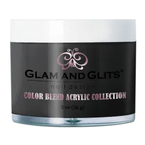 Glam And Glits - Color Blend Acrylic Powder - BL3092 Black Market 2oz