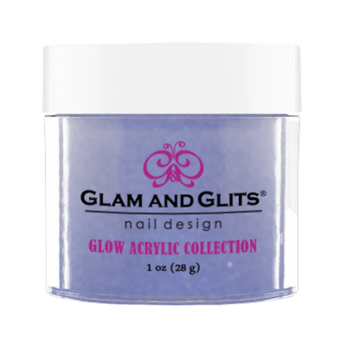 Glam And Glits - Glow Acrylic Powder - GL2039 Lighting Blue 1oz