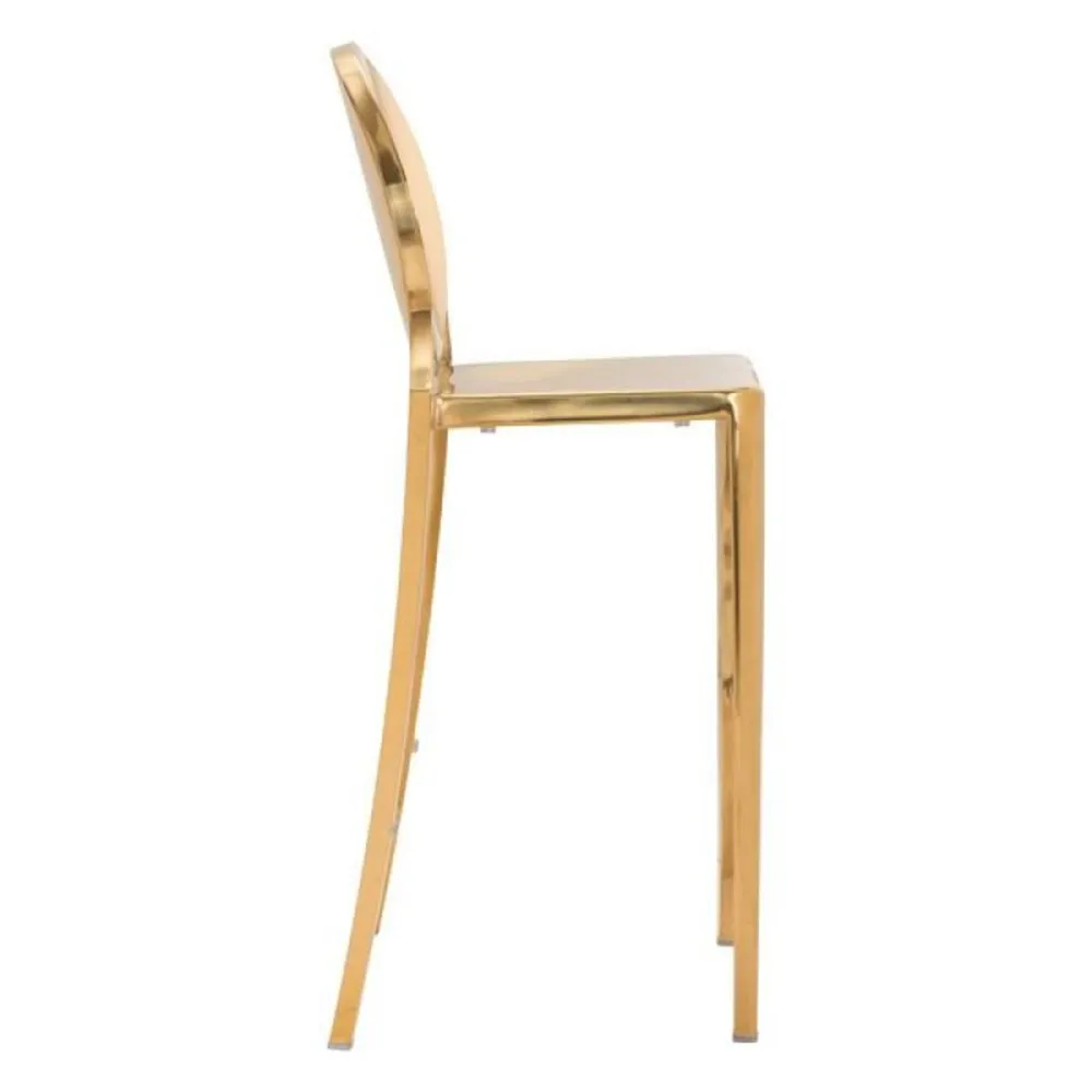 Glam Bar Stool - Gold