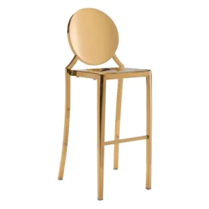 Glam Bar Stool - Gold
