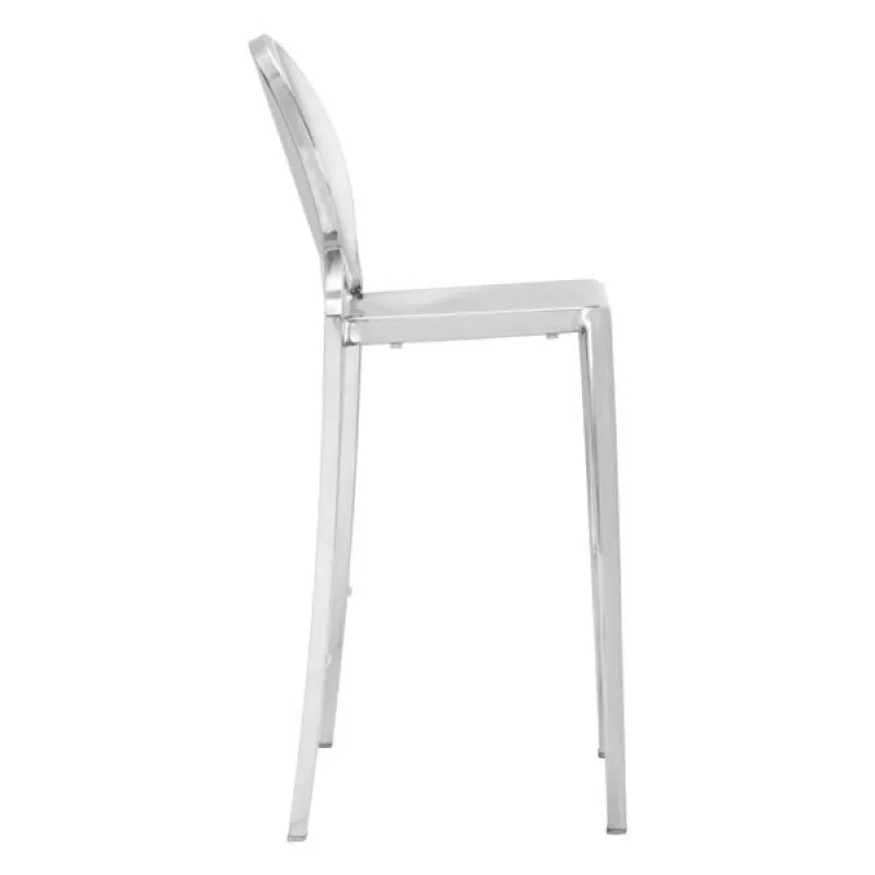 Glam Bar Stool - Silver