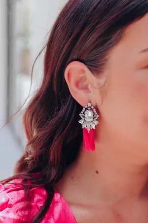 Glam Earrings - Pink