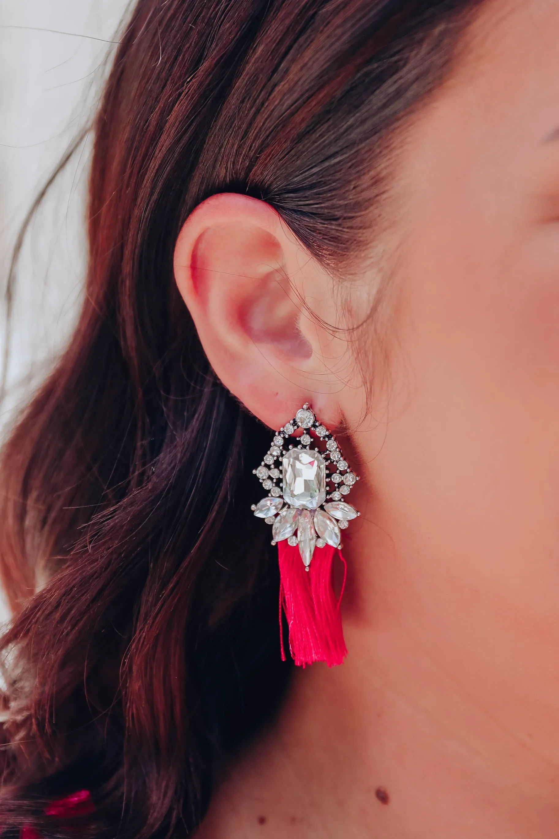 Glam Earrings - Pink