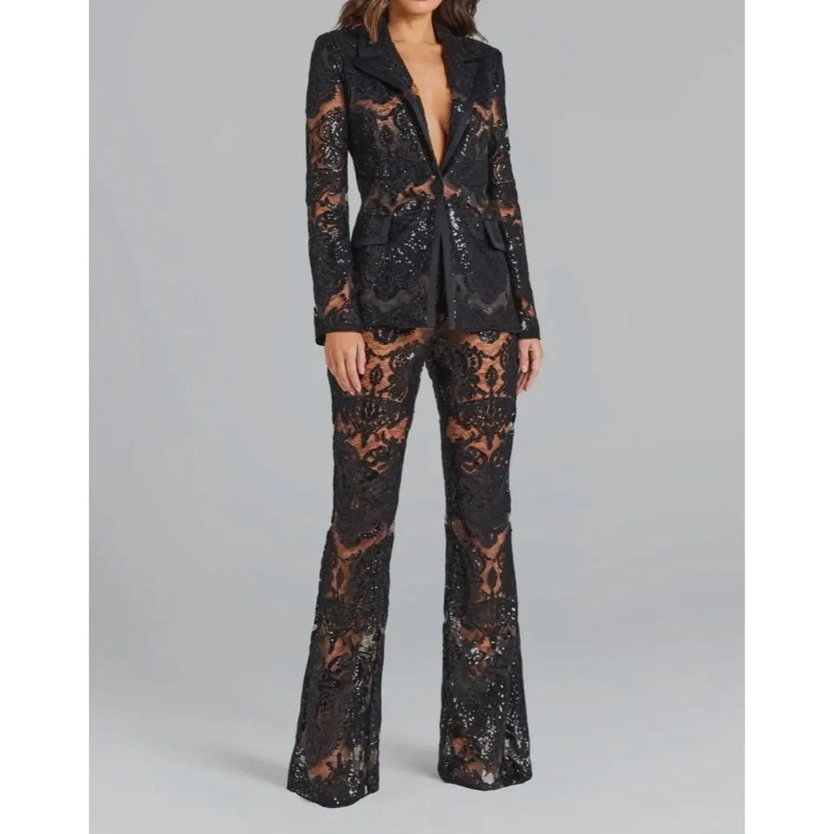 Glam Lace Suit