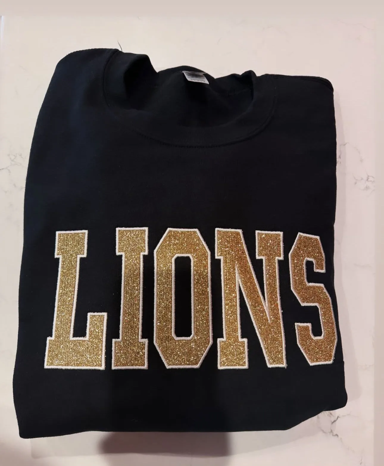 Glitter Appliqué Crewnecks