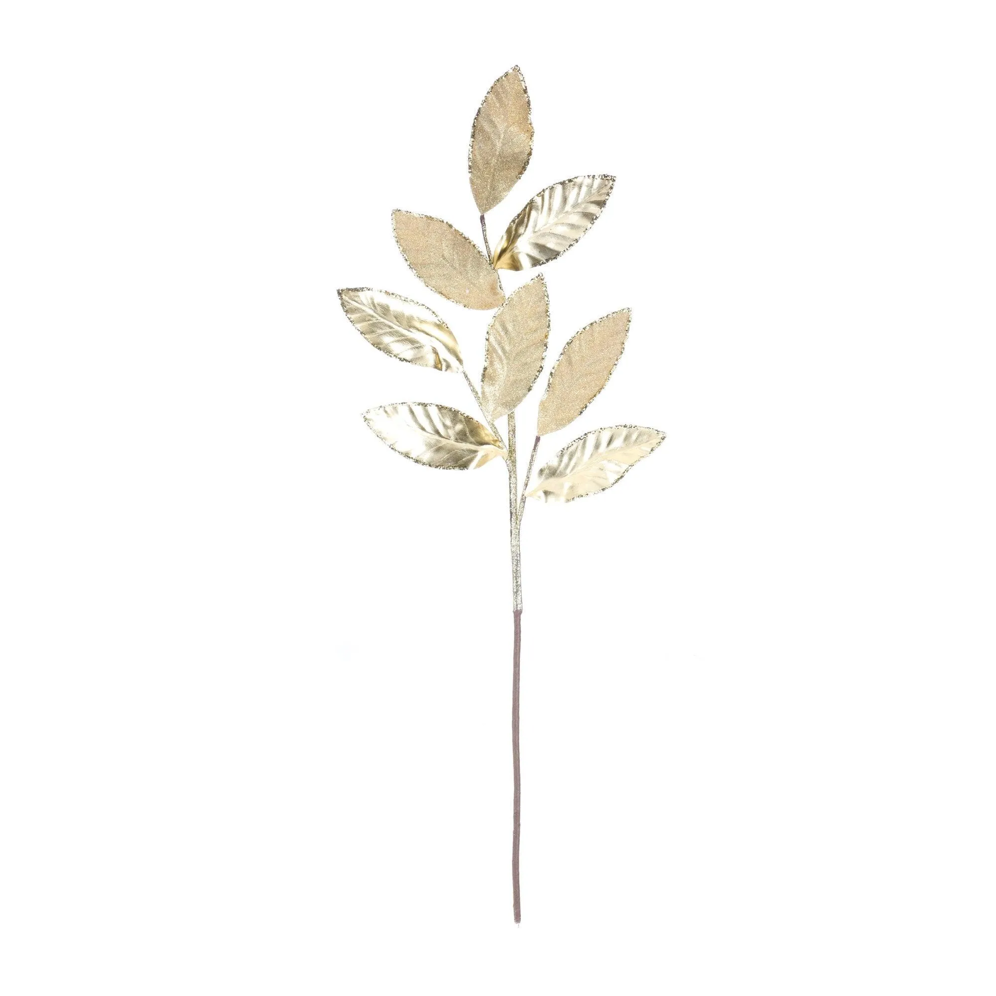 Glittered Leaf Spray (Set of 6)