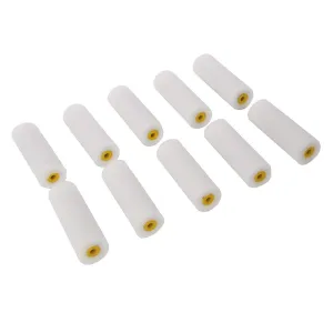 GLOSS 100MM MINI ROLLER SLEEVES 10PK 398771