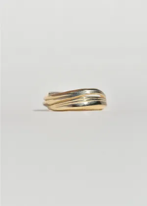Gold Soft Wave Ring