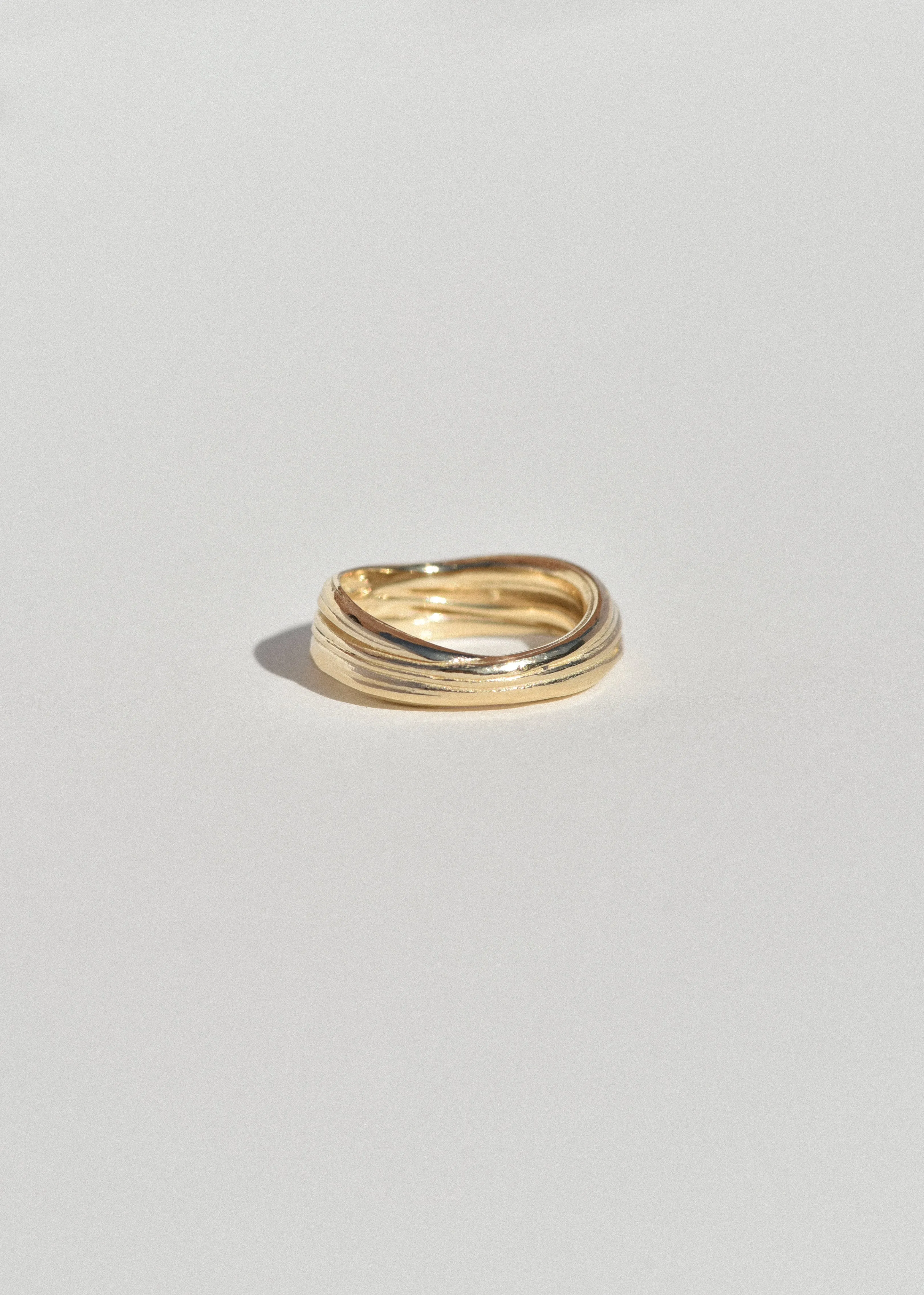 Gold Soft Wave Ring