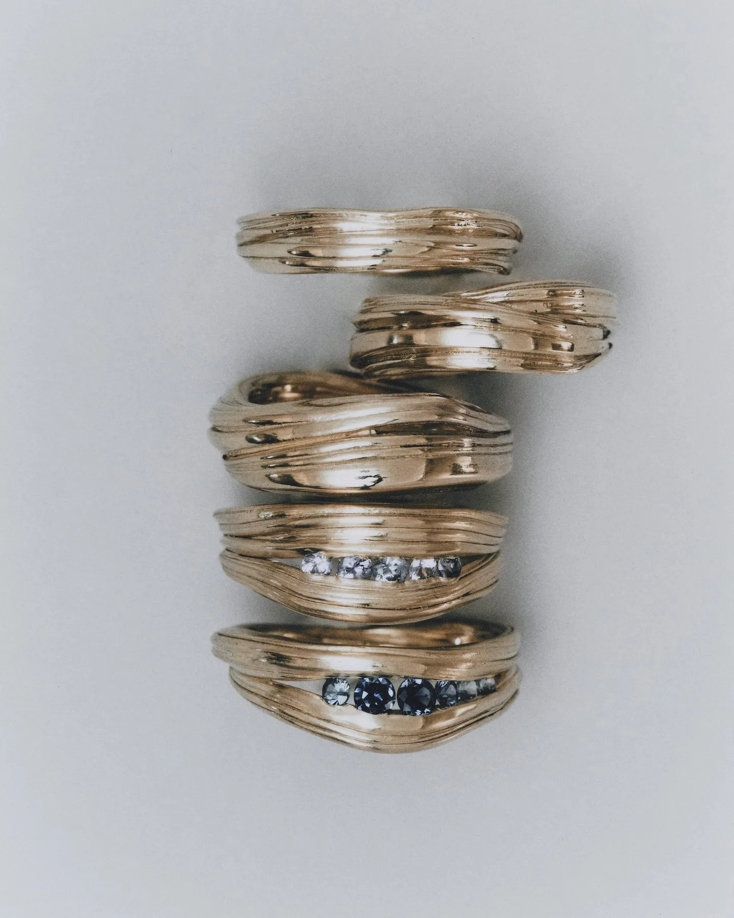Gold Soft Wave Ring