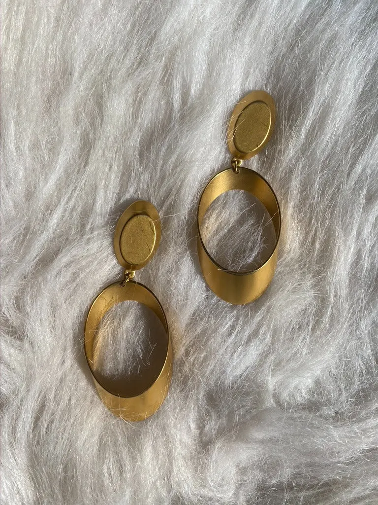 Golden Gaudy Earrings