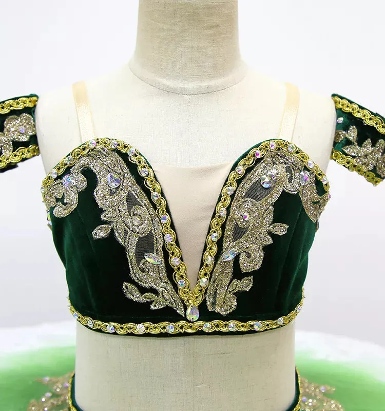 Green Ombre Odalisque