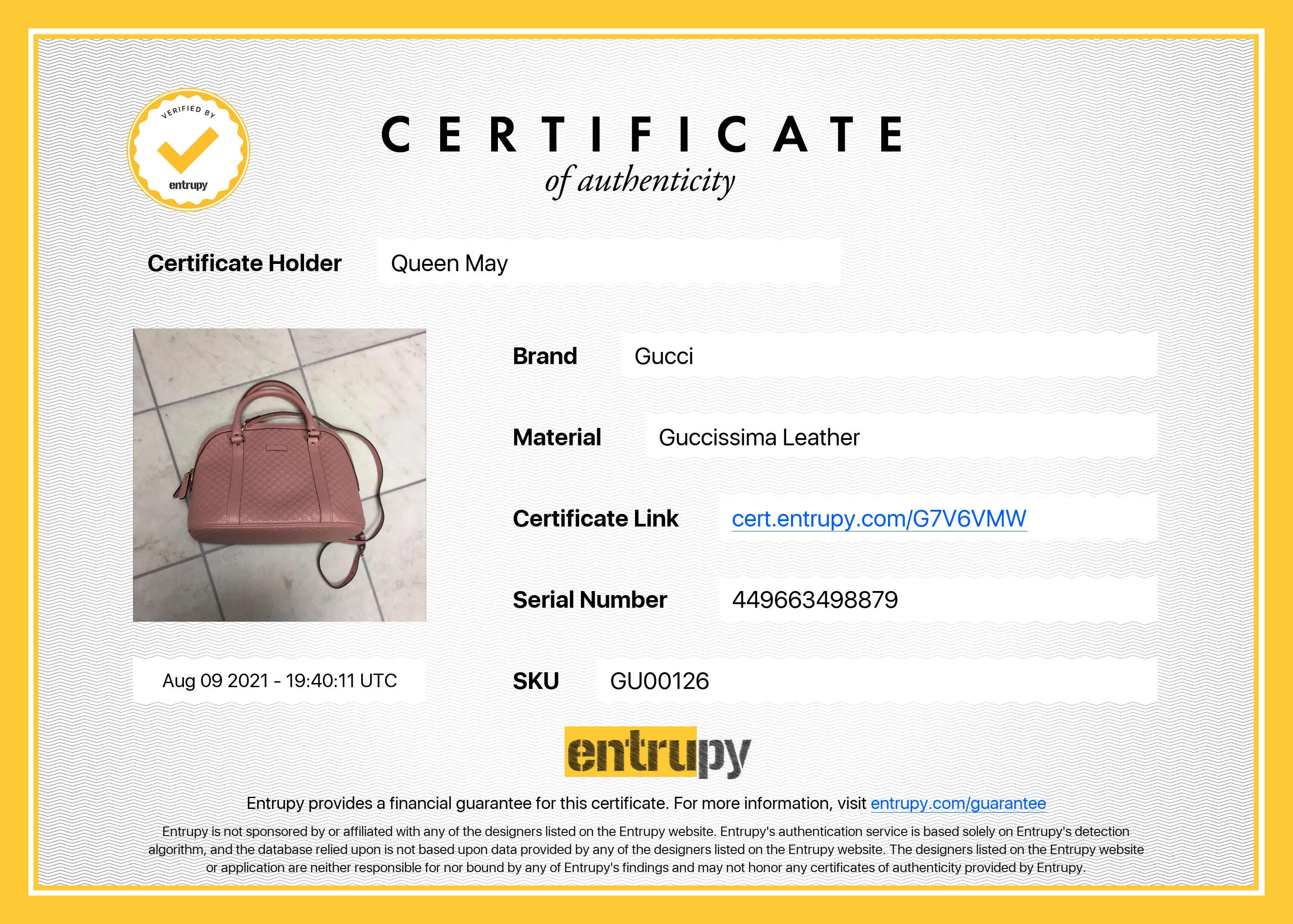Gucci Microguccissima Medium Dome Bag