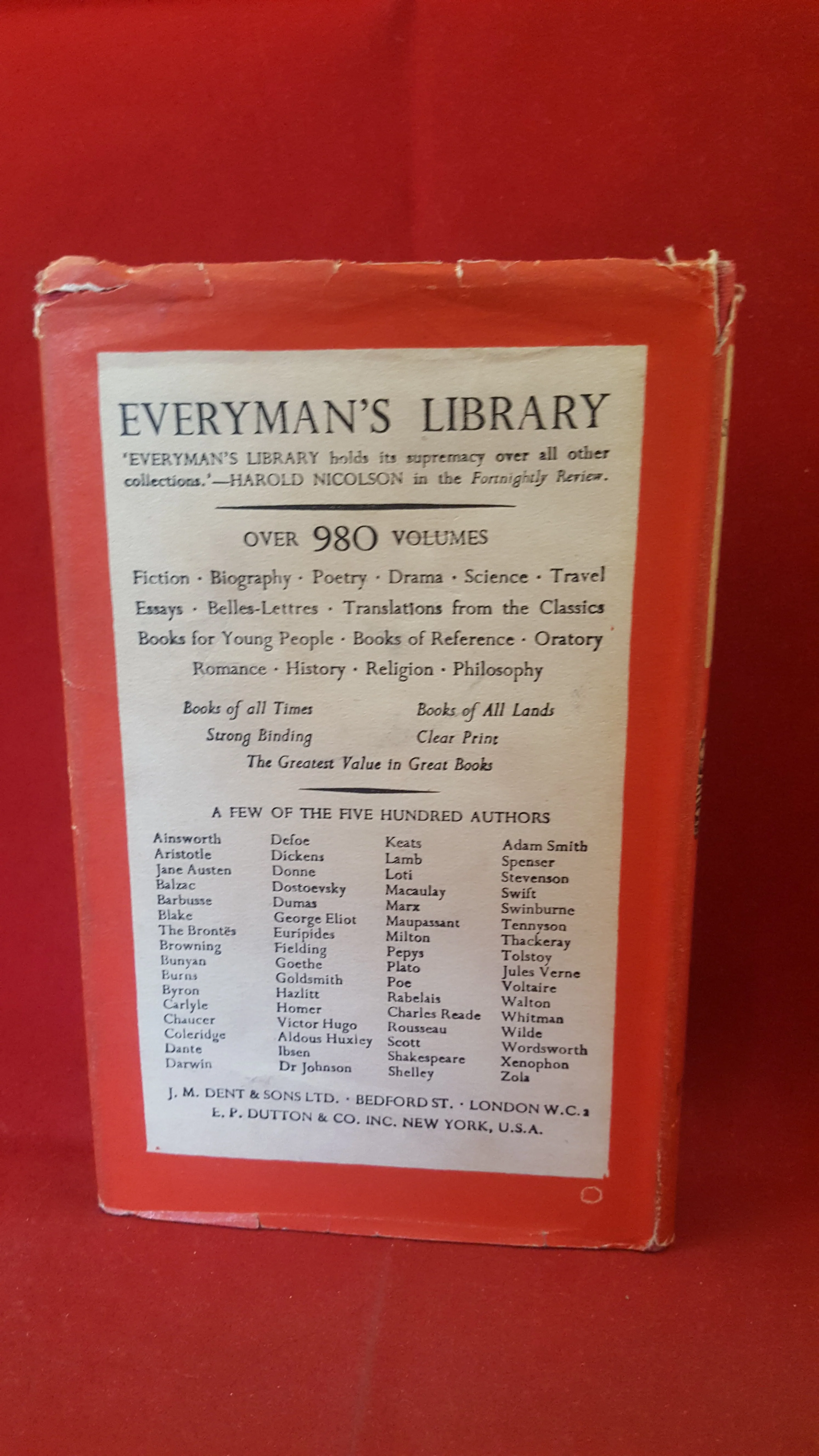 Gustave Flaubert - Salammbo, Dent - Dutton, 1944, Everyman's Library 869