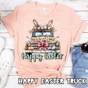 Happy Easter Truck Unisex Shirt