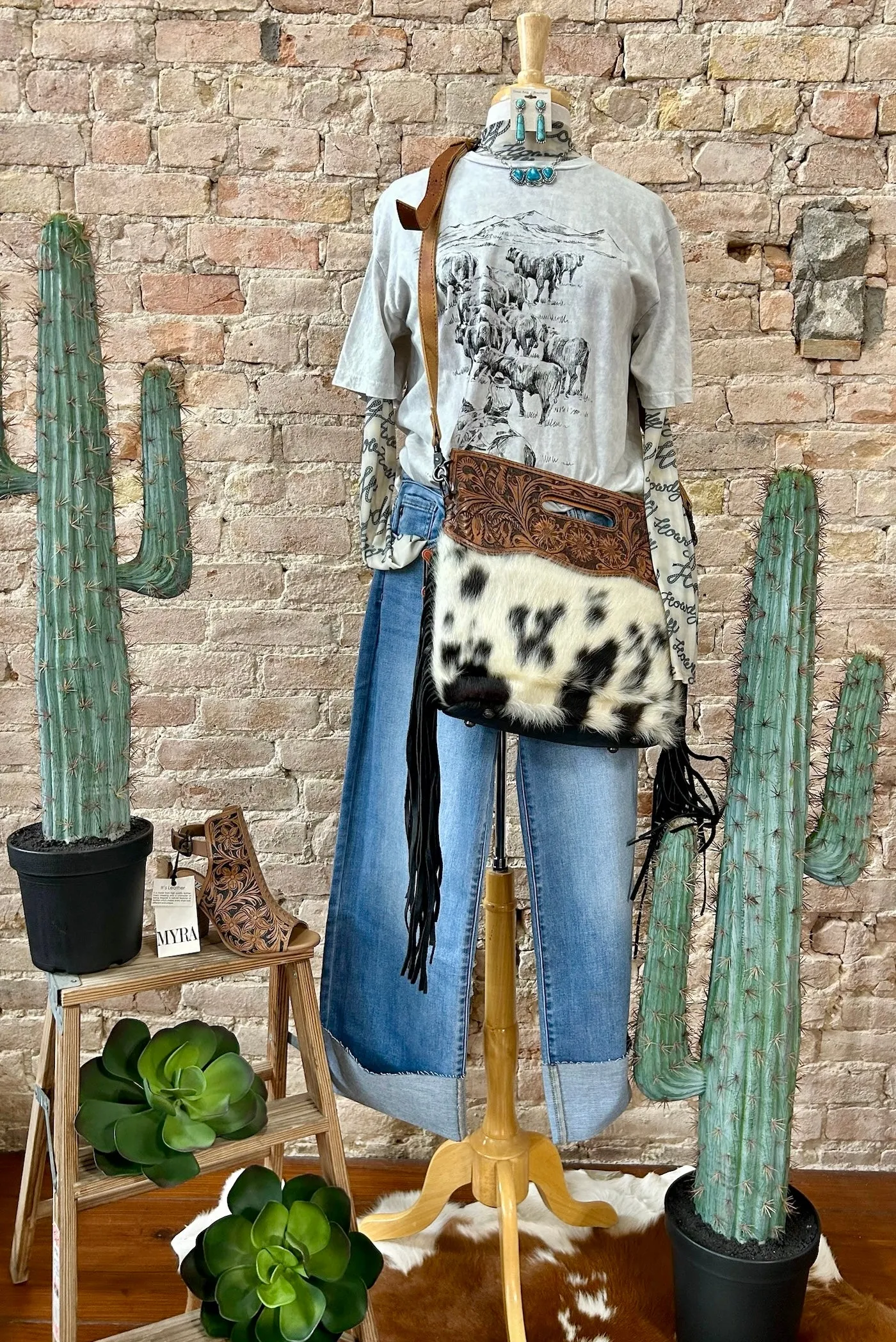 Hard Working Cowgirl Graphic Tee