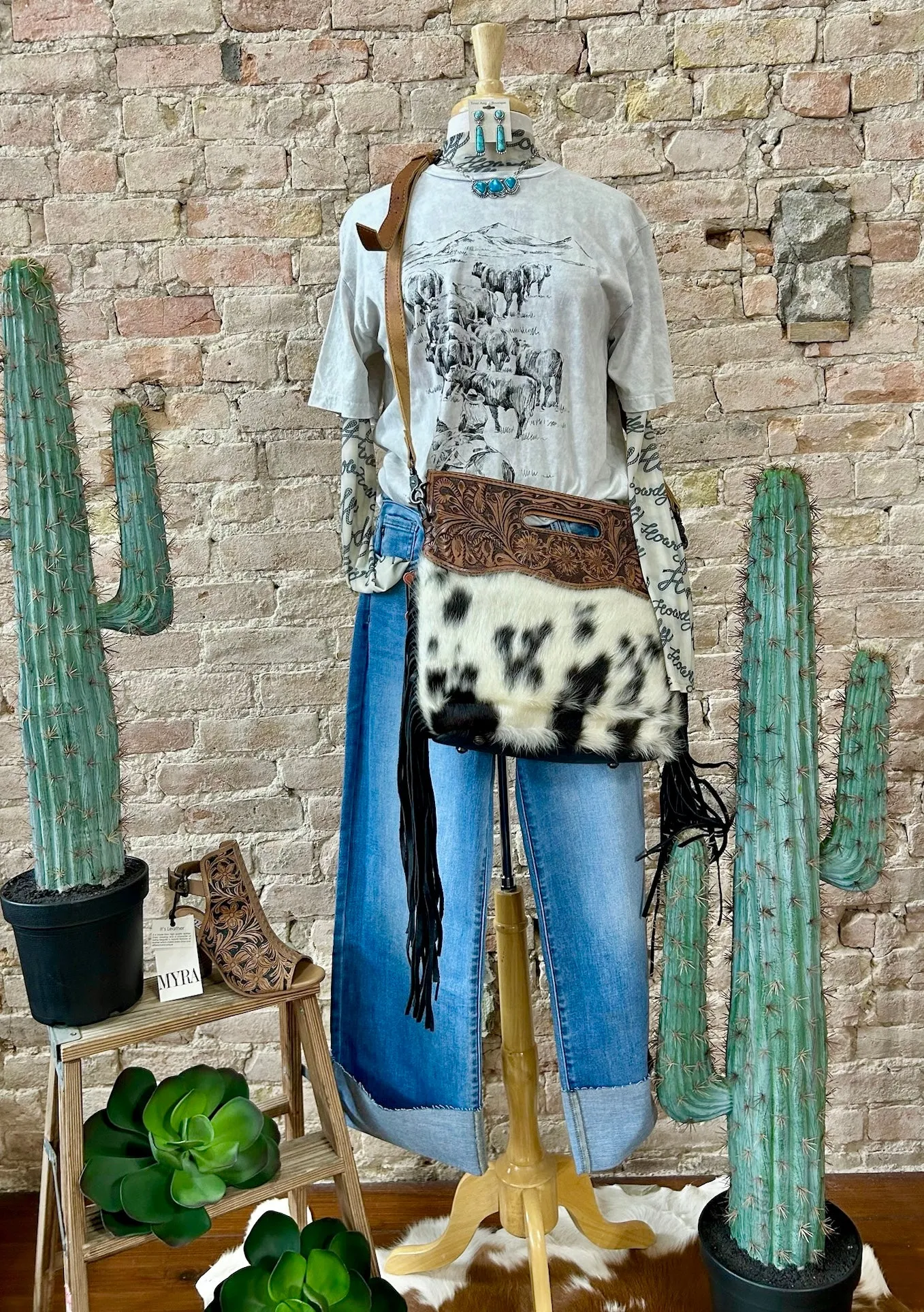Hard Working Cowgirl Graphic Tee