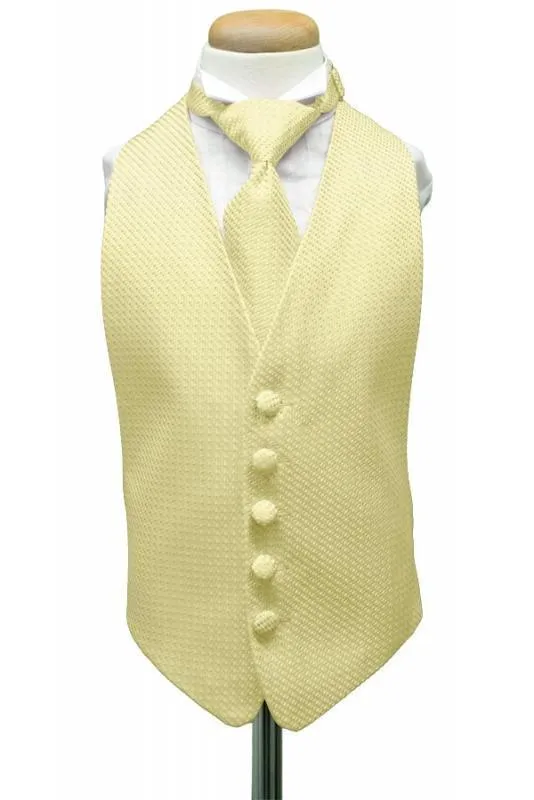 Harvest Maize Venetian Kids Tuxedo Vest