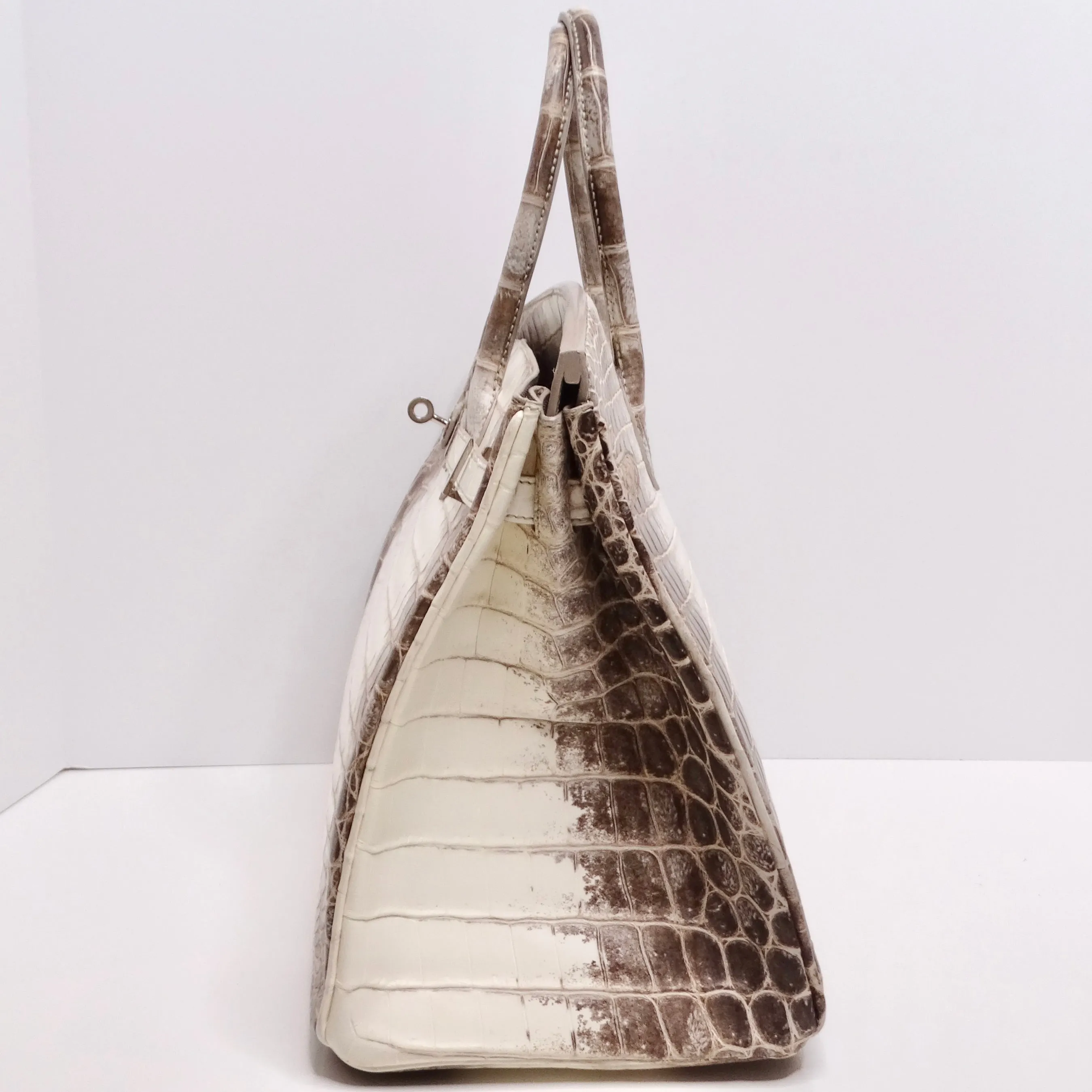 Hermes Birkin 35cm Himalayan Niloticus Crocodile Matte Palladium Hardware