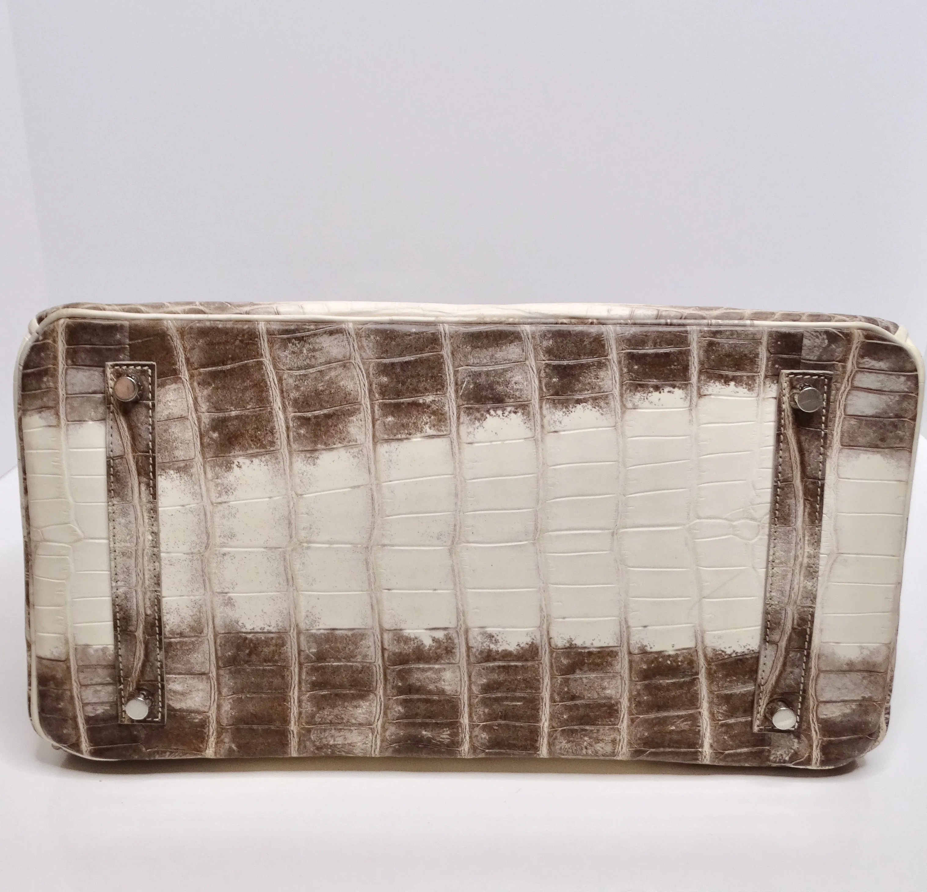 Hermes Birkin 35cm Himalayan Niloticus Crocodile Matte Palladium Hardware