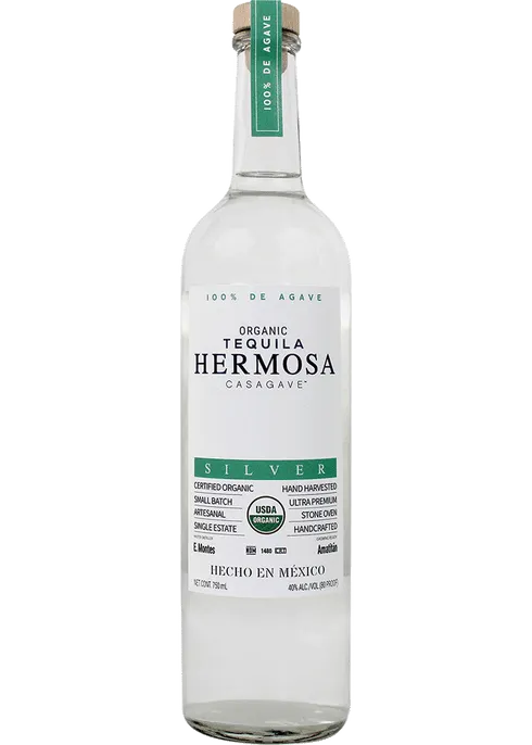 Hermosa Organic SIlver Tequila 750 ml