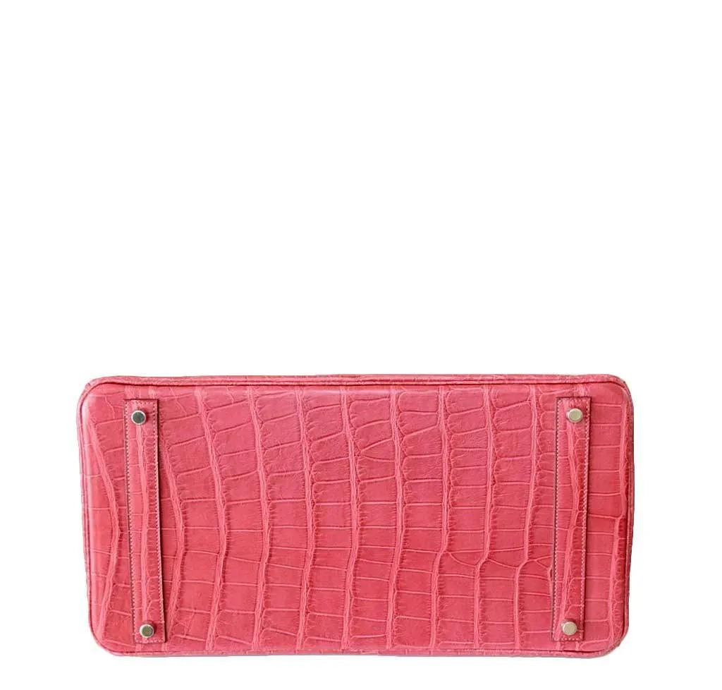 Hermès Birkin 40 Boise de Rose Alligator Bag