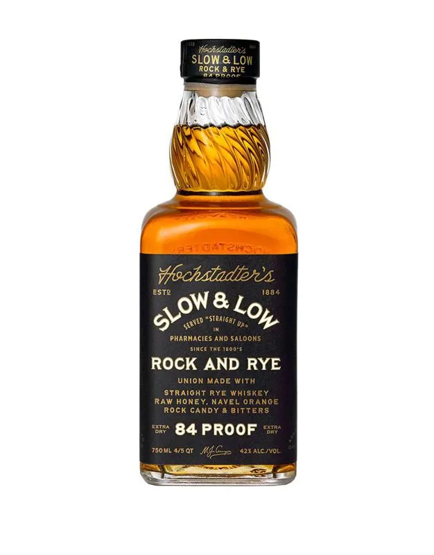 Hochstadters Slow and Low Rock and Rye 84 proof  Straight Rye Whiskey 750 ml