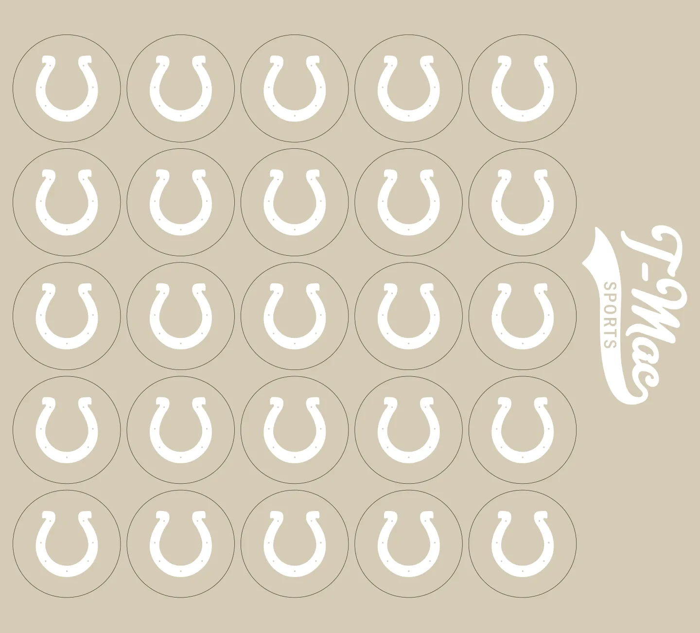 Horseshoe Mini Award Decals