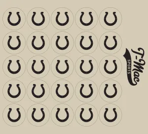 Horseshoe Mini Award Decals