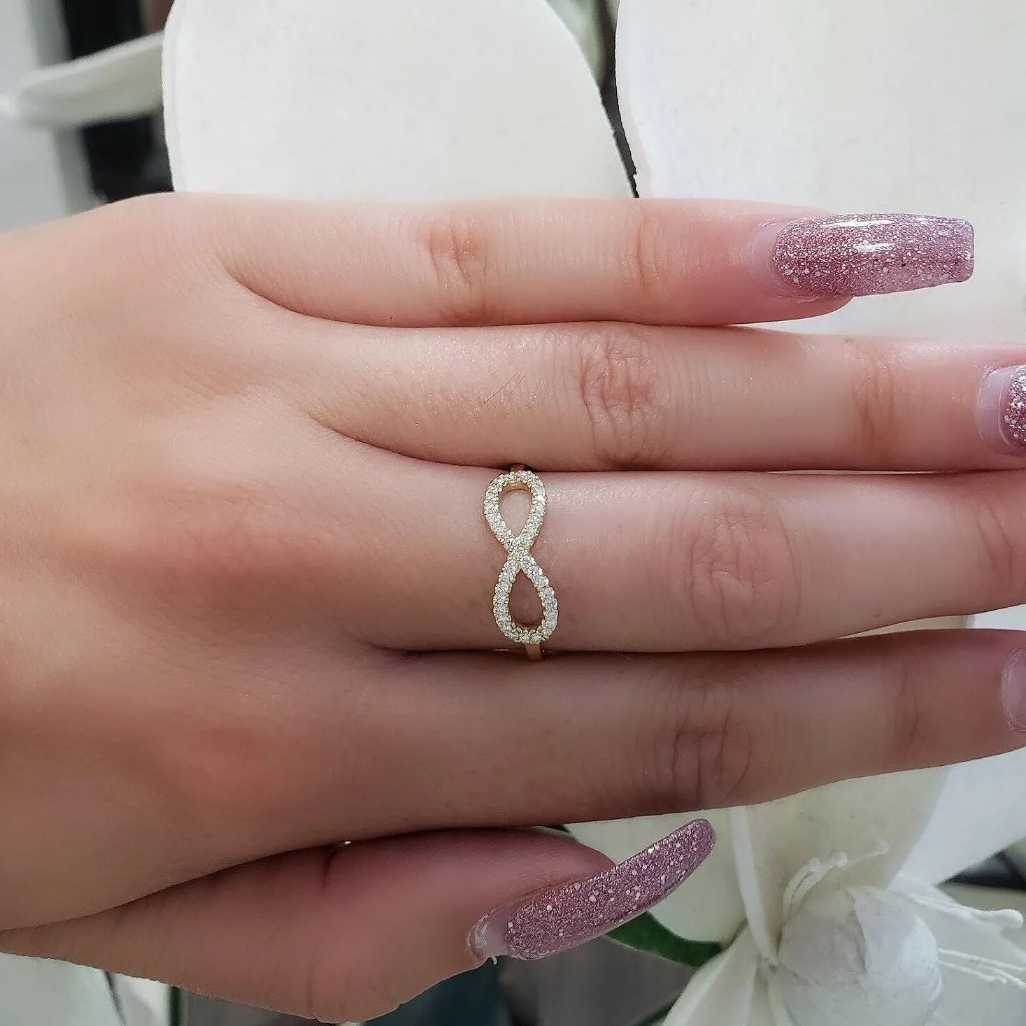Infinity Diamond Ring