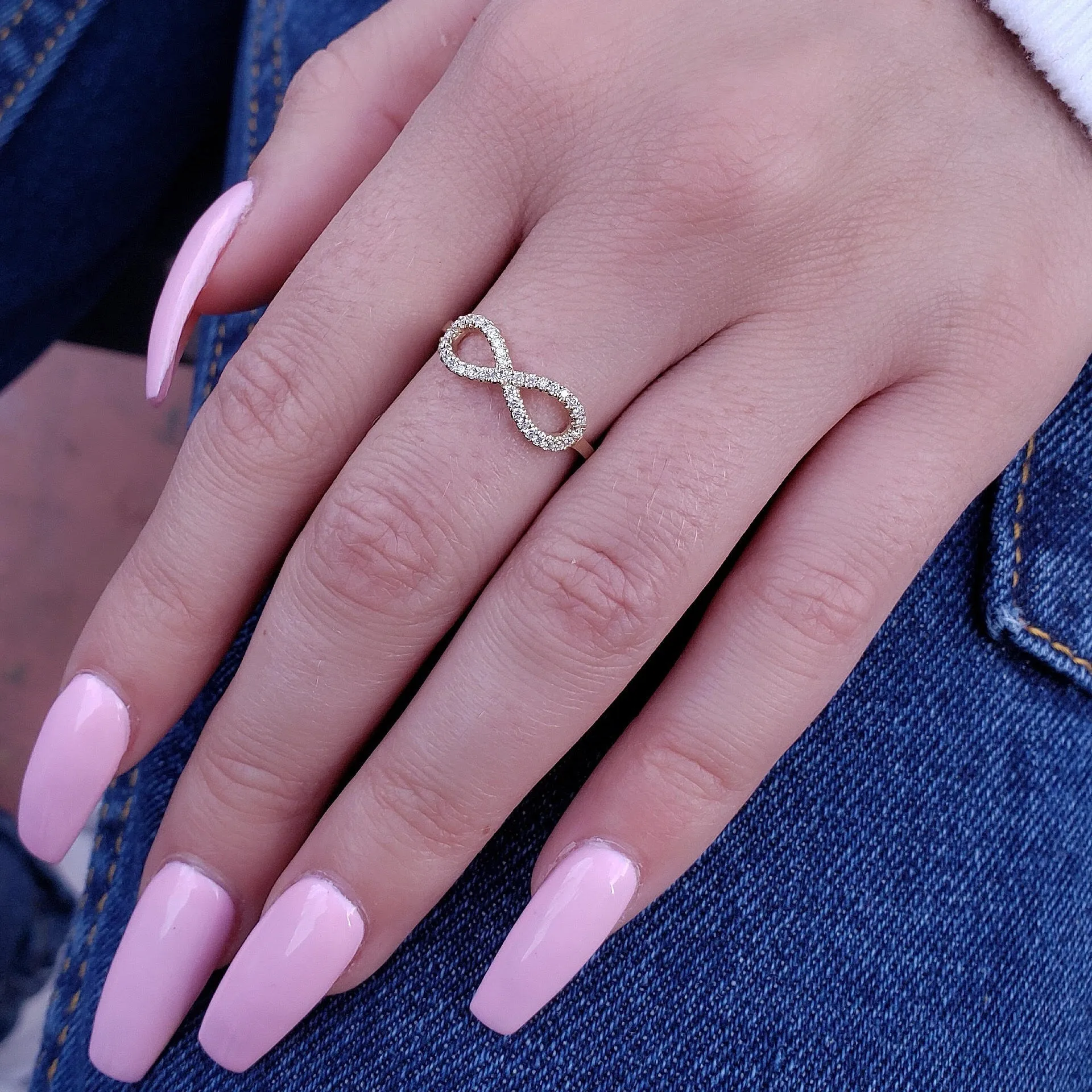 Infinity Diamond Ring