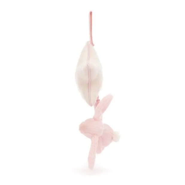 Jellycat Bashful Pnk Bunny Musical Pull