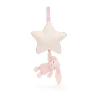 Jellycat Bashful Pnk Bunny Musical Pull