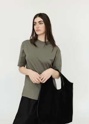 Jerome Dreyfuss Paco Bag in Split Suede Noir