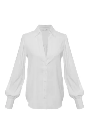Jocelyn Glam Shirt Bright White