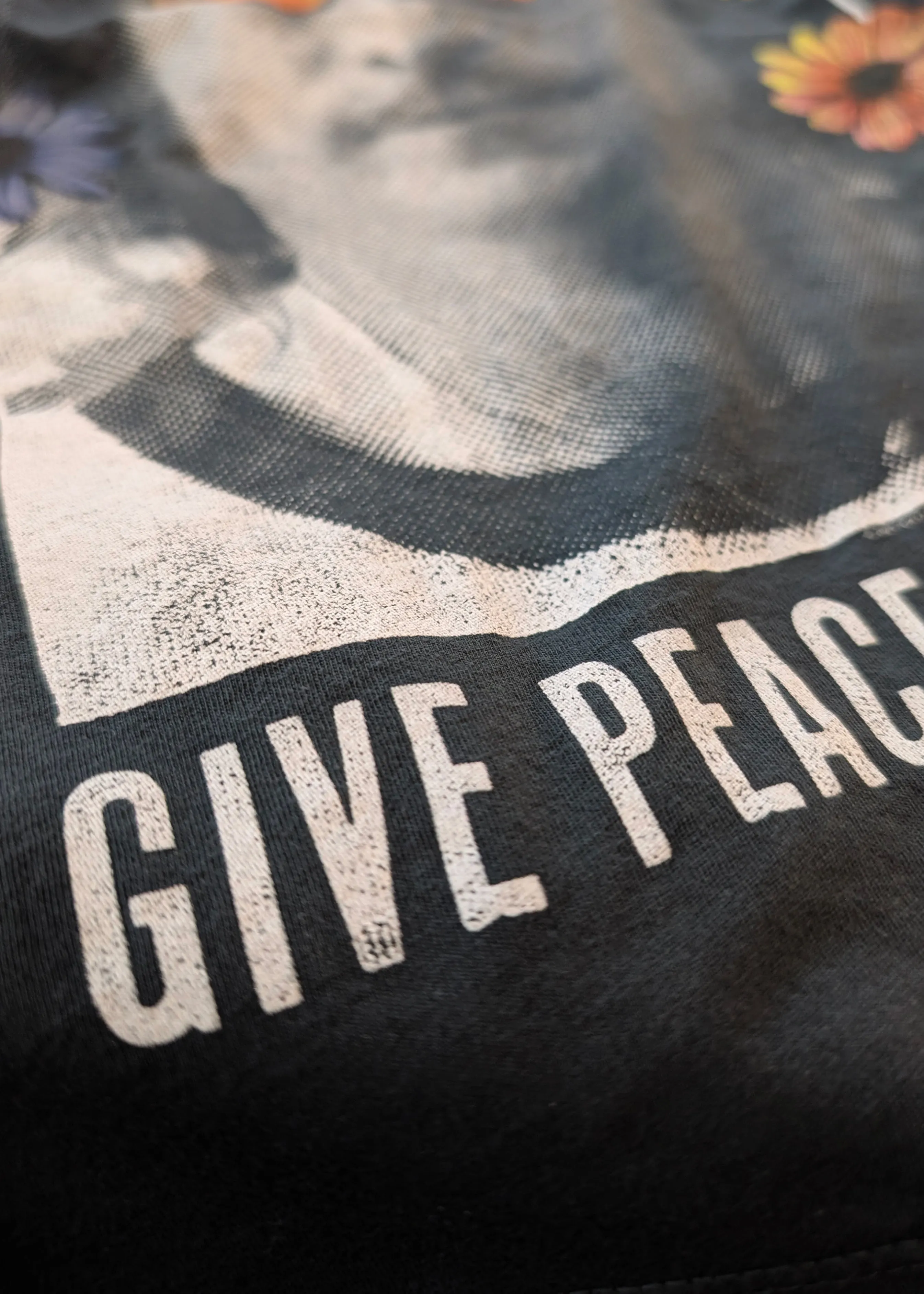 John Lennon Give Peace a Chance Boyfriend Tee