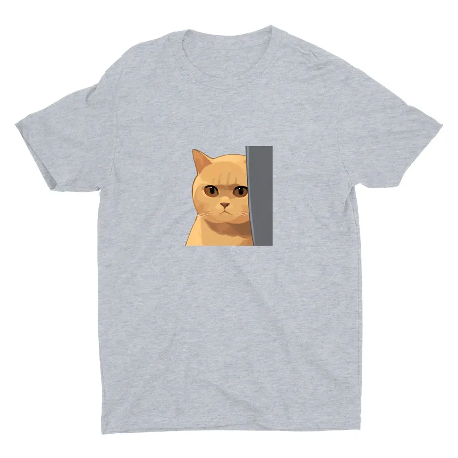 Just A Cat A Little Upset Cotton Tee