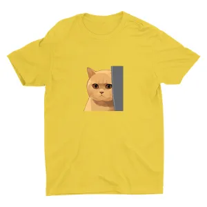 Just A Cat A Little Upset Cotton Tee