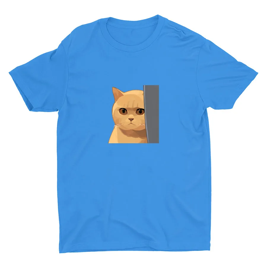 Just A Cat A Little Upset Cotton Tee
