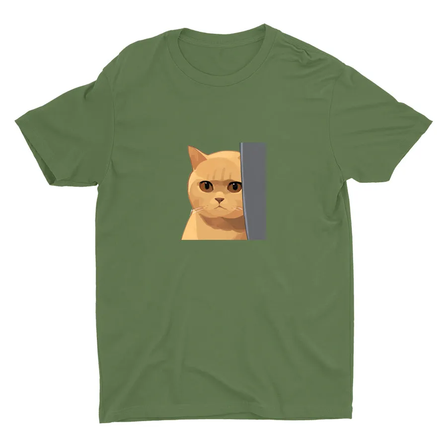 Just A Cat A Little Upset Cotton Tee