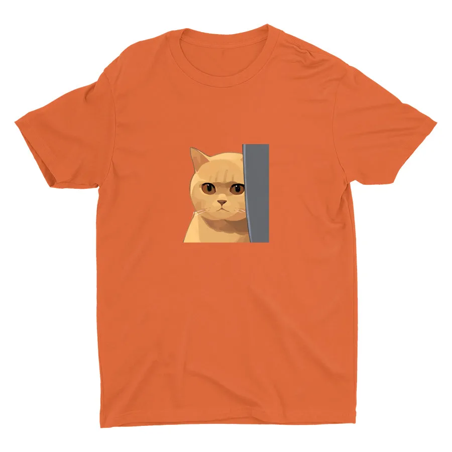 Just A Cat A Little Upset Cotton Tee