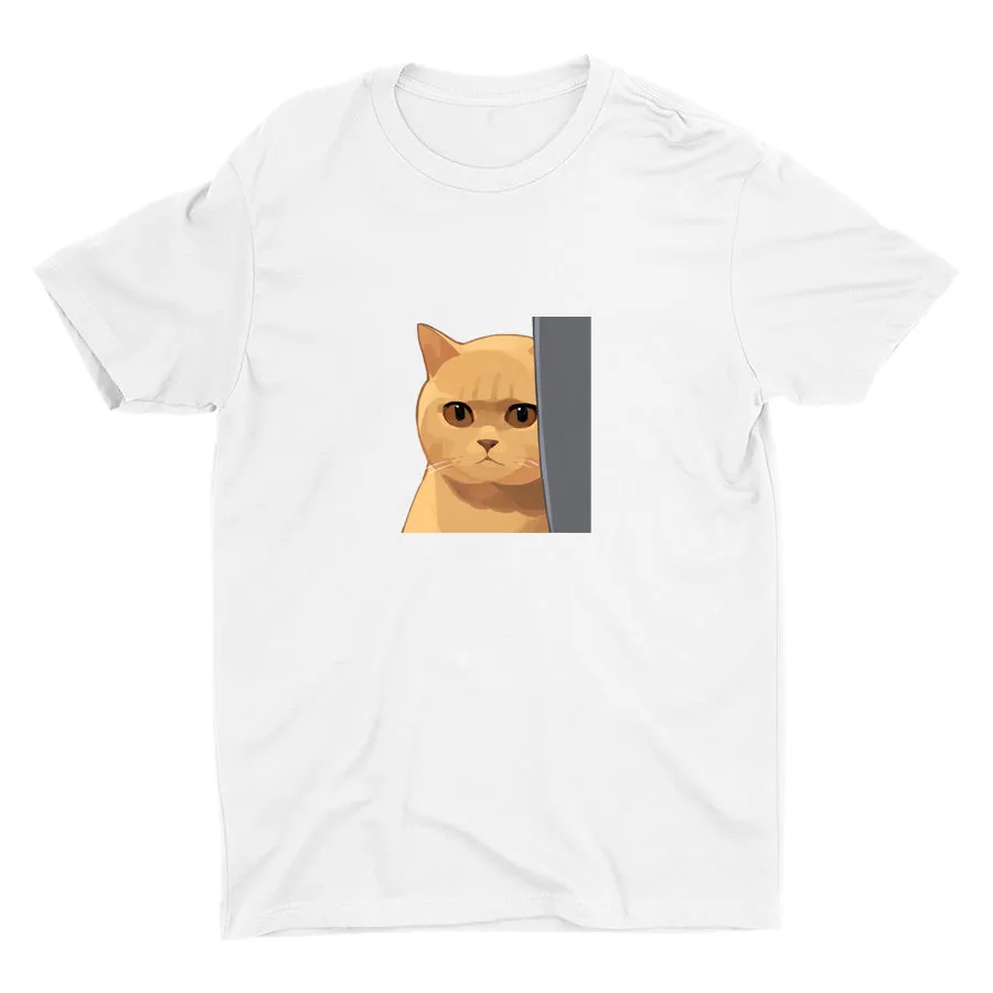 Just A Cat A Little Upset Cotton Tee