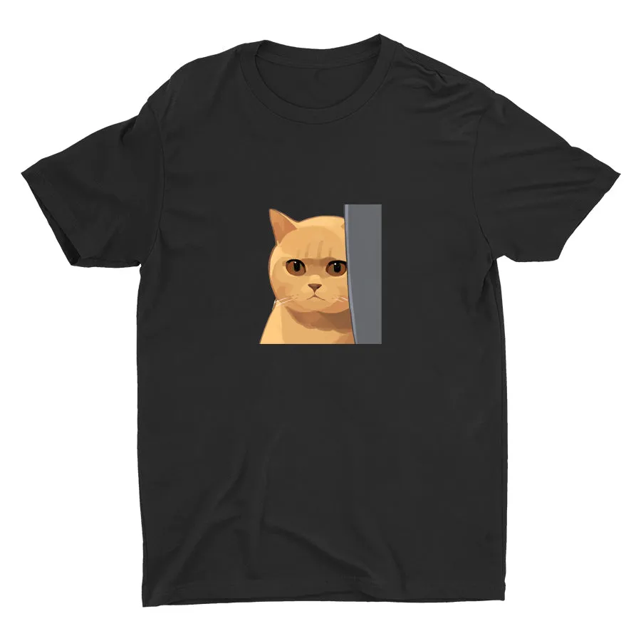 Just A Cat A Little Upset Cotton Tee