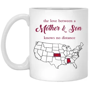 Kansas Alabama The Love Between Mother And Son Mug