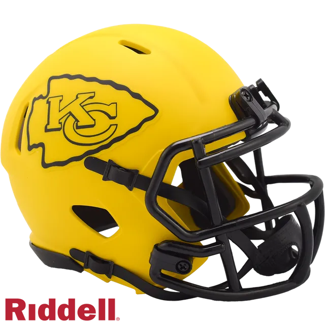 Kansas City Chiefs Helmet Riddell Replica Mini Speed Style Rave Alternate
