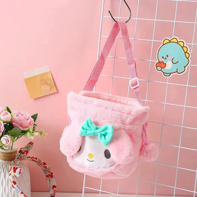 Kawaii My Melody Plush Sling Bag
